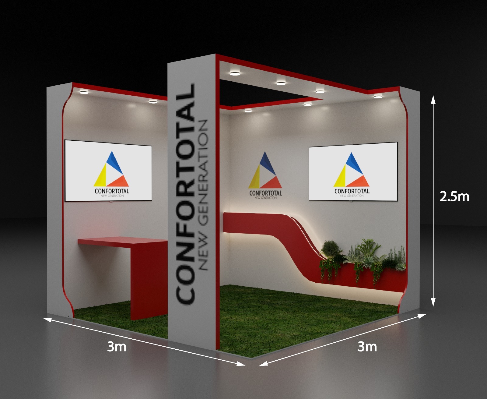 Stand 3x3 m Confortotal
